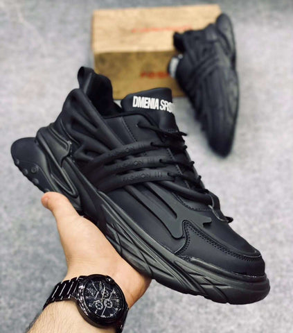 Fashion Sneakers - Balmainn All Black