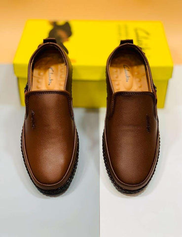 Clarks Shoes Dark Brown