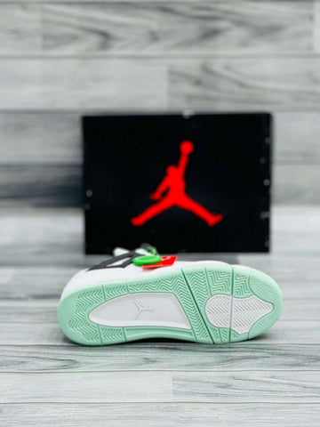 Nk Air Jordan 4 White/Sea Green