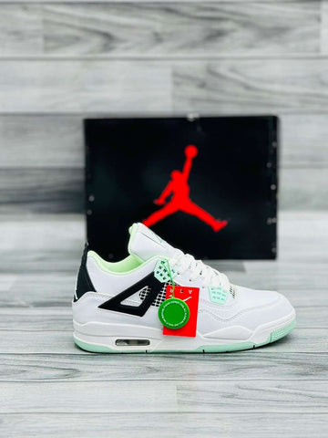 Nk Air Jordan 4 White/Sea Green